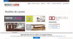 Desktop Screenshot of mueblesdelucena.com